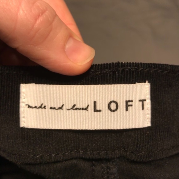 LIKE NEW Loft black skinny cords size14/32 - Picture 4 of 4